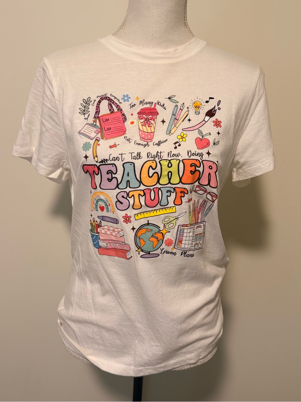 Teacher tee size M